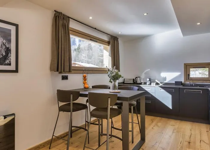 Jacaranda4 Sublime 6pax 80m2 Vue Mtblanc Parking 公寓